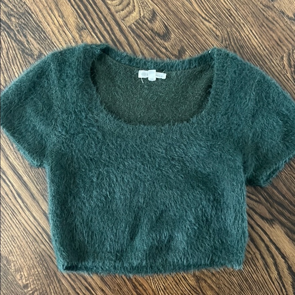 Winter Green Cotton Candy LA Crop Top